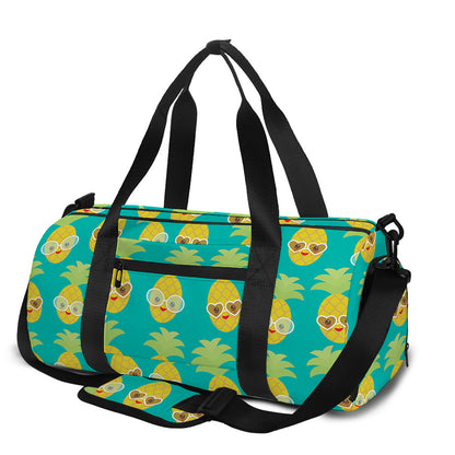 Pineapple Emoji Pattern Print Gym Bag
