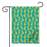 Pineapple Emoji Pattern Print House Flag