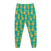 Pineapple Emoji Pattern Print Jogger Pants