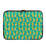 Pineapple Emoji Pattern Print Laptop Sleeve
