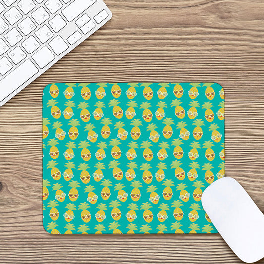 Pineapple Emoji Pattern Print Mouse Pad