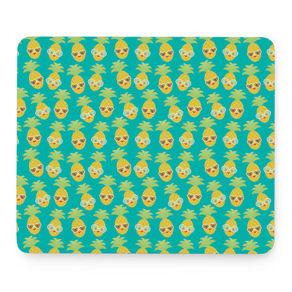 Pineapple Emoji Pattern Print Mouse Pad
