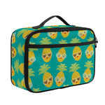 Pineapple Emoji Pattern Print Portable Lunch Bag