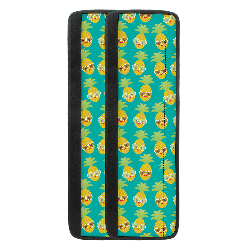 Pineapple Emoji Pattern Print Refrigerator Handle Covers