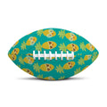 Pineapple Emoji Pattern Print Rugby Ball
