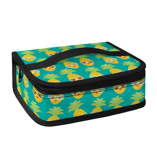 Pineapple Emoji Pattern Print Small Lunch Bag