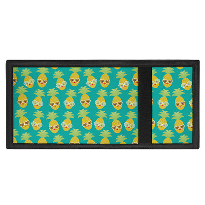 Pineapple Emoji Pattern Print Trifold Wallet