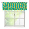 Pineapple Emoji Pattern Print Window Valance