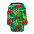 Pineapple Hibiscus Hawaii Pattern Print Baby Seat Cover
