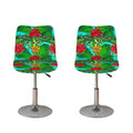 Pineapple Hibiscus Hawaii Pattern Print Bar Stool Covers