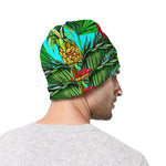 Pineapple Hibiscus Hawaii Pattern Print Beanie