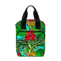 Pineapple Hibiscus Hawaii Pattern Print Bible Tote Bag
