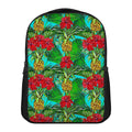 Pineapple Hibiscus Hawaii Pattern Print Casual Backpack