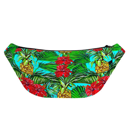Pineapple Hibiscus Hawaii Pattern Print Fanny Pack