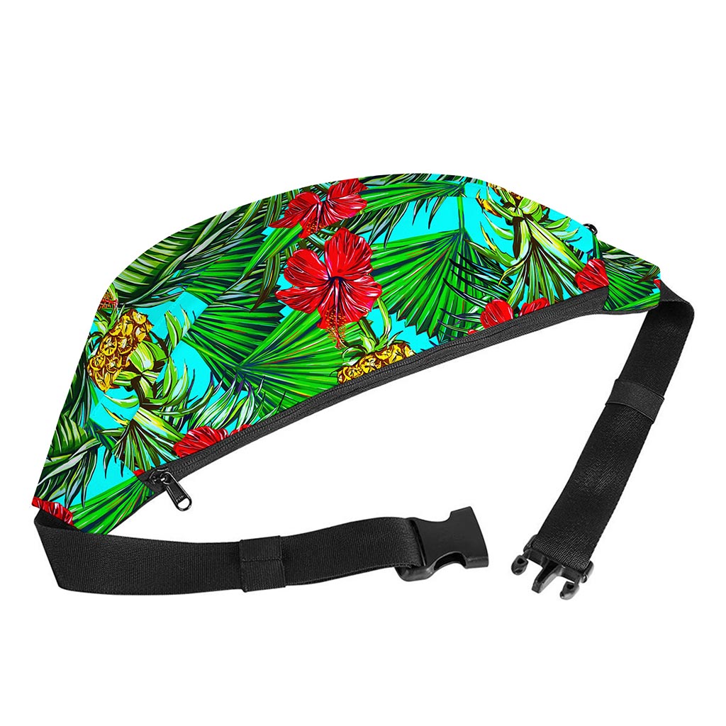 Pineapple Hibiscus Hawaii Pattern Print Fanny Pack