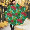 Pineapple Hibiscus Hawaii Pattern Print Foldable Umbrella