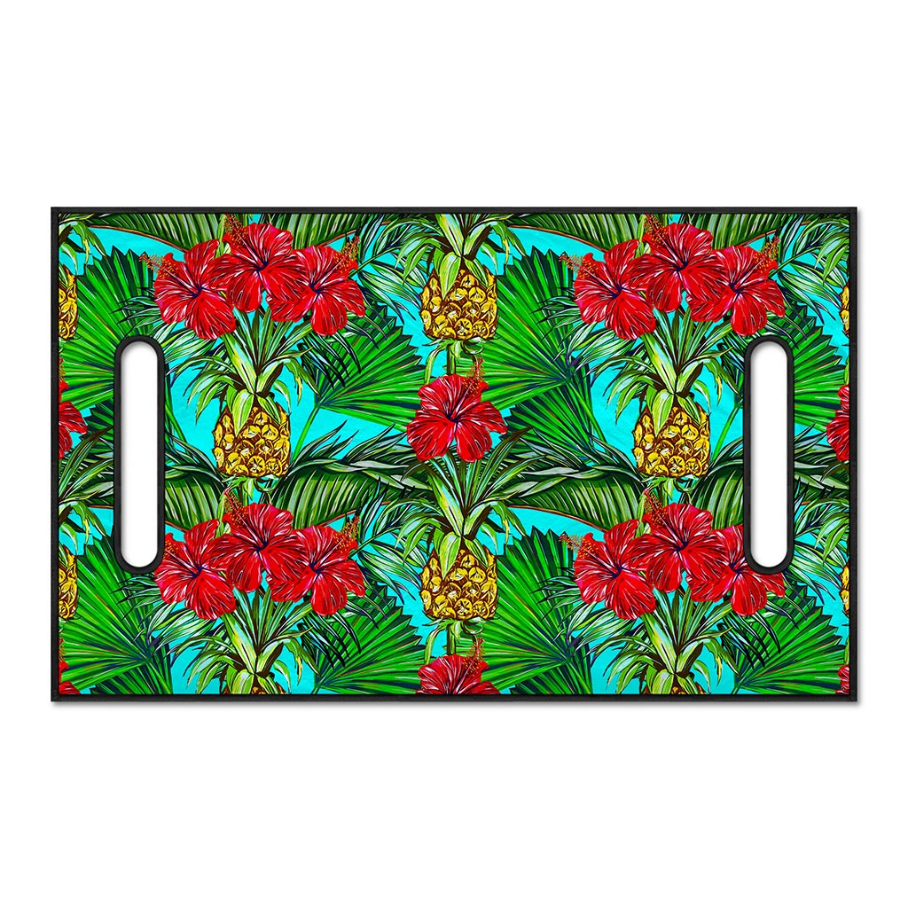 Pineapple Hibiscus Hawaii Pattern Print Golf Cart Seat Cover