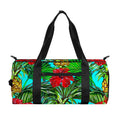 Pineapple Hibiscus Hawaii Pattern Print Gym Bag