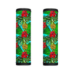 Pineapple Hibiscus Hawaii Pattern Print Handle Covers