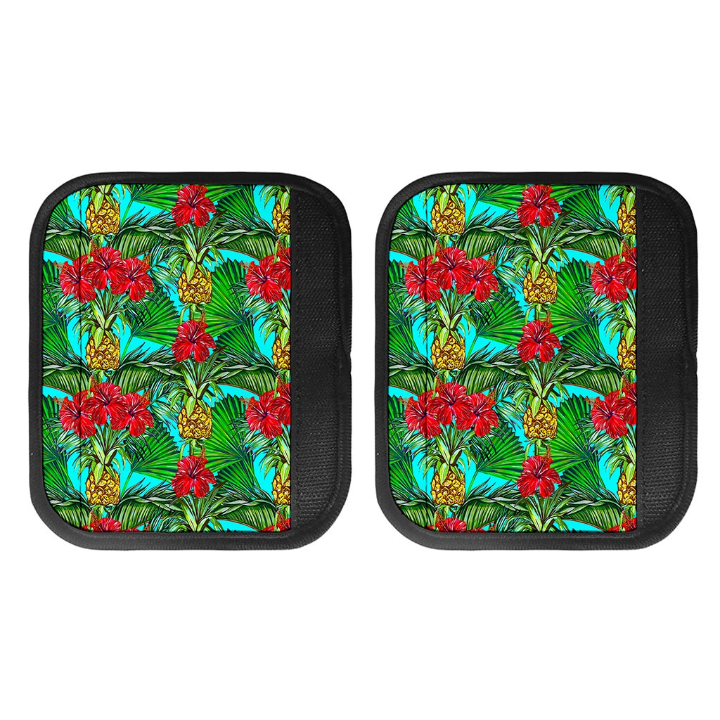 Pineapple Hibiscus Hawaii Pattern Print Handle Covers