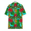 Pineapple Hibiscus Hawaii Pattern Print Hawaiian Shirt