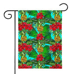 Pineapple Hibiscus Hawaii Pattern Print House Flag