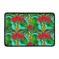Pineapple Hibiscus Hawaii Pattern Print Kitchen Mat