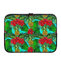 Pineapple Hibiscus Hawaii Pattern Print Laptop Sleeve