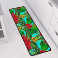 Pineapple Hibiscus Hawaii Pattern Print Long Kitchen Mat