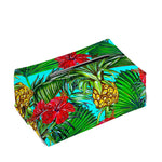 Pineapple Hibiscus Hawaii Pattern Print Rectangle Tissue Box Cover