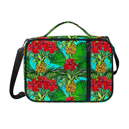 Pineapple Hibiscus Hawaii Pattern Print Shoulder Strap Bible Bag