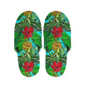 Pineapple Hibiscus Hawaii Pattern Print Slippers