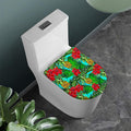 Pineapple Hibiscus Hawaii Pattern Print Toilet Lid Cover