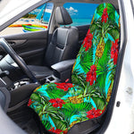 Pineapple Hibiscus Hawaii Pattern Print Waterproof Car Seat Cover