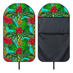 Pineapple Hibiscus Hawaii Pattern Print Waterproof Car Seat Cover