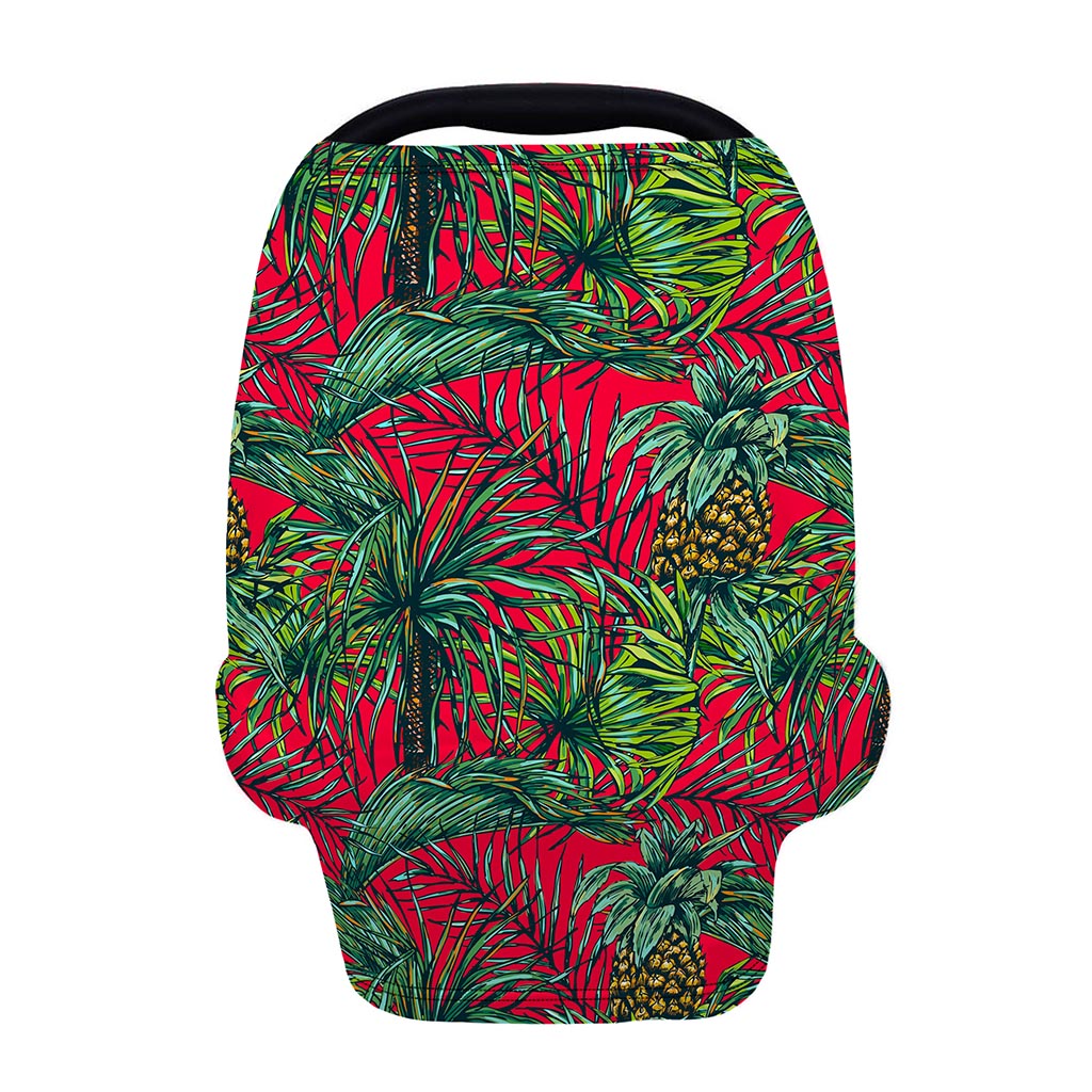 Pineapple Leaves Hawaii Pattern Print Baby Seat Cover