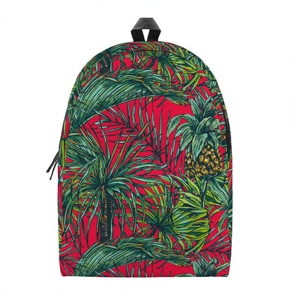 Pineapple Leaves Hawaii Pattern Print Backpack