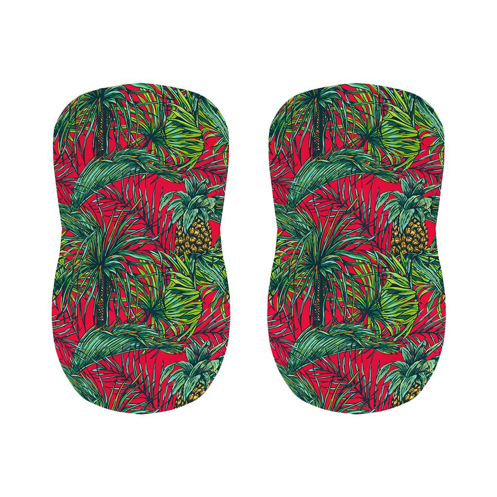 Pineapple Leaves Hawaii Pattern Print Bar Stool Covers