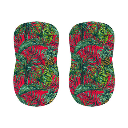 Pineapple Leaves Hawaii Pattern Print Bar Stool Covers