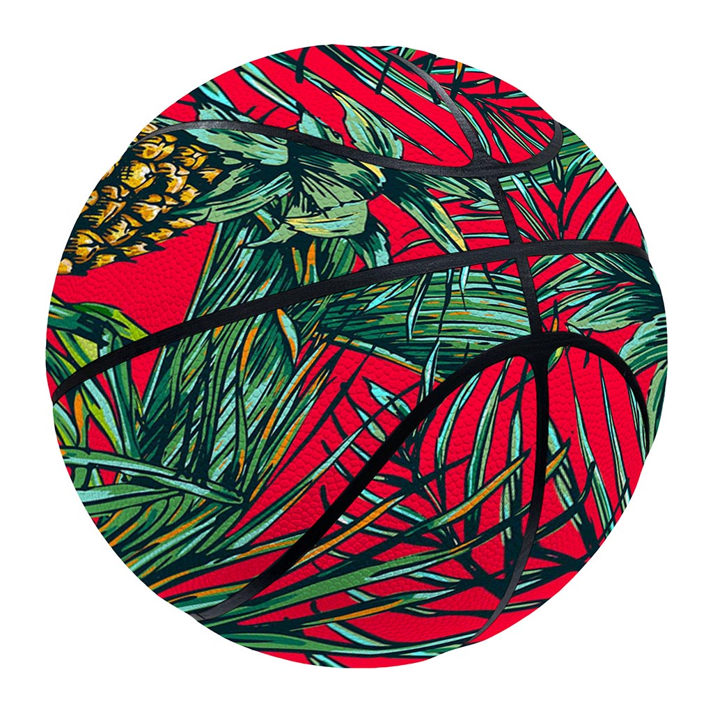Pineapple Leaves Hawaii Pattern Print Basketball
