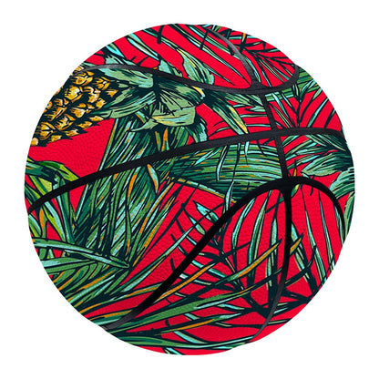 Pineapple Leaves Hawaii Pattern Print Basketball