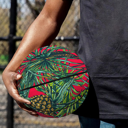 Pineapple Leaves Hawaii Pattern Print Basketball