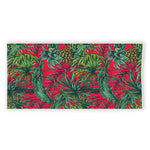 Pineapple Leaves Hawaii Pattern Print Beach Towel