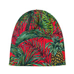 Pineapple Leaves Hawaii Pattern Print Beanie