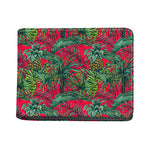 Pineapple Leaves Hawaii Pattern Print Bifold Wallet