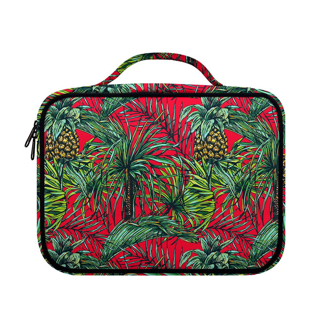 Pineapple Leaves Hawaii Pattern Print Briefcase Bible Bag