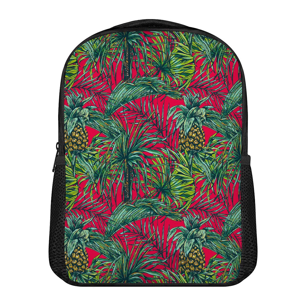 Pineapple Leaves Hawaii Pattern Print Casual Backpack