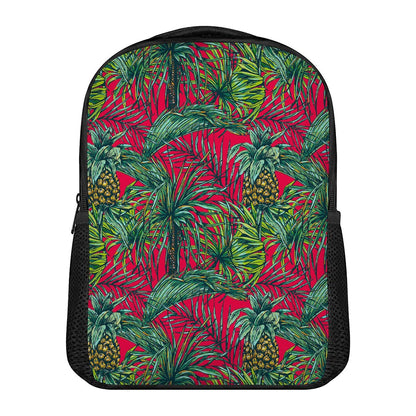 Pineapple Leaves Hawaii Pattern Print Casual Backpack