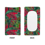 Pineapple Leaves Hawaii Pattern Print Changing Pad Cover