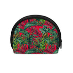 Pineapple Leaves Hawaii Pattern Print Coin Purse
